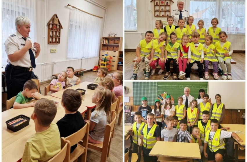 Csornai rendőrök prevenciós programja a rábaközi óvodások és iskolások számára 